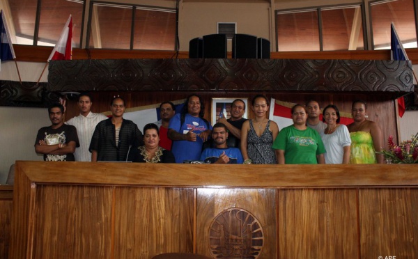 Visite du centre de formation Horizons-Francophones à l’assemblée de la Polynésie Française