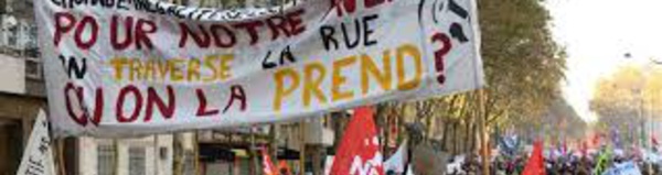 Manifestation à Paris pour dénoncer la politique de Macron