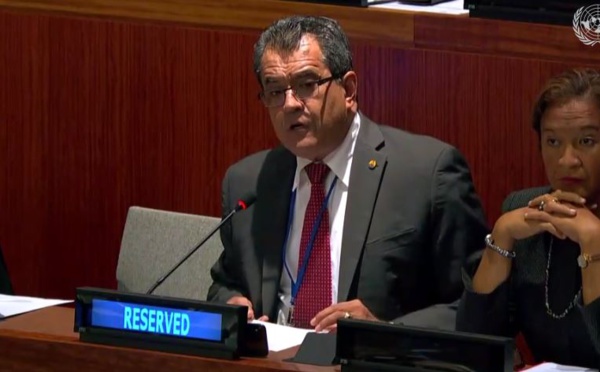 ONU : l'intervention d'Edouard Fritch devant la 4e commission