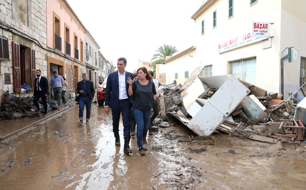 Inondations à Majorque: au moins neuf morts dont deux Britanniques
