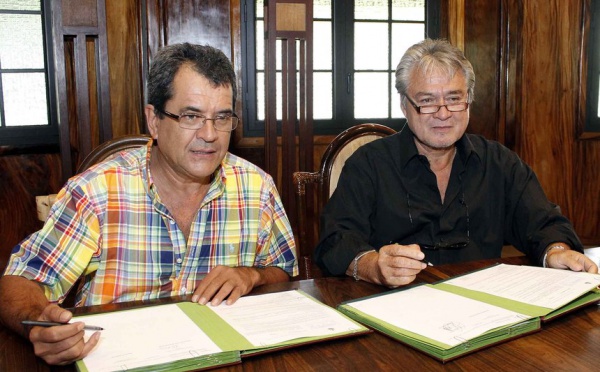 Signature de conventions avec Moorea