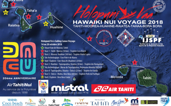 Holopuni Va'a - Hawaiki Nui Voyage 2018 : L'aventure démarre dimanche