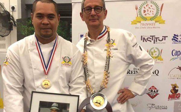 Le Marquisien Puarani Vahaputona remporte le Trophée des chefs ultramarins avec son poulet fafa