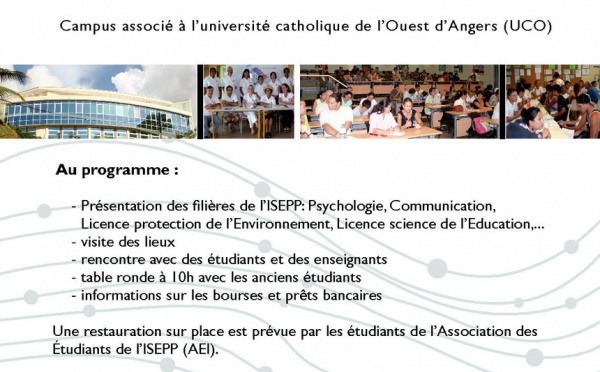 Journée portes ouvertes à l'ISEPP le 12 février