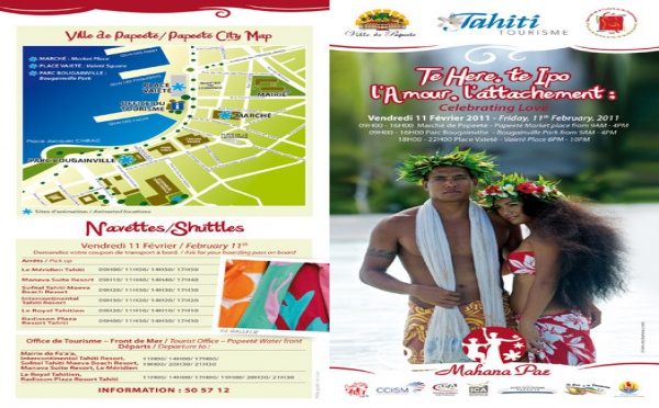 Mahana Pae sur le thème de l'amour ce vendredi 11 février