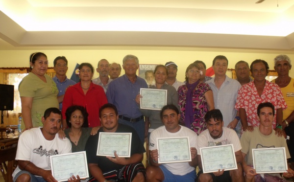 Pêche: remise des diplômes CACEP