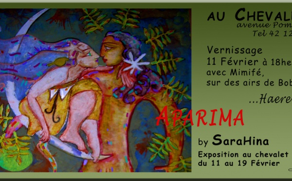 Sarahina expose au chevalet du 11 au 19 février