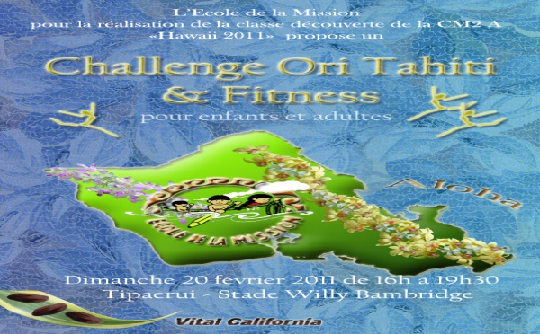 Challenge ori Tahiti &amp; fitness le 20 février