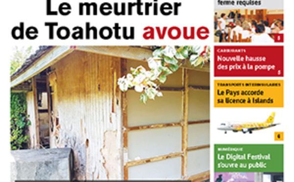 TAHITI INFOS N° 1270 du 25 octobre 2018
