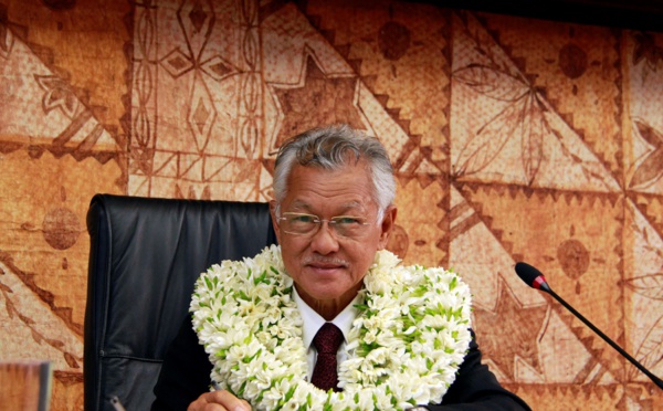 Gaston Tong Sang "salue la ténacité et l’opiniâtreté des membres de la famille de Pouvana'a a Oopa"