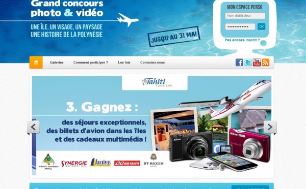 Lancement d'un Grand Concours Photo &amp; Vidéo online par le GIE Tahiti Tourisme