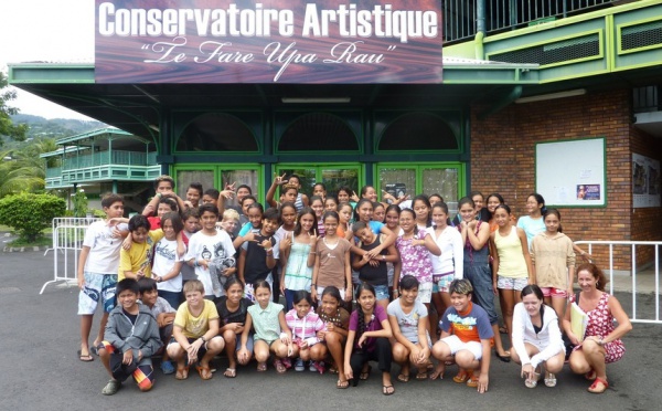 Pomare IV et les sixièmes découvrent en musique la magie du cinéma muet