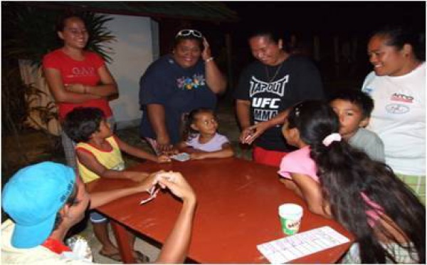 Camp de famille à Moorea
