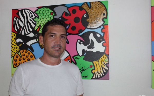 Exposition de tableaux de Christophe RICARD à l'assemblée