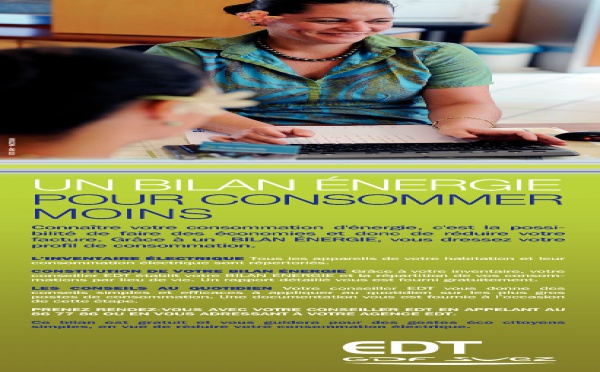 EDT vous accompagne dans vos économies d'énergie