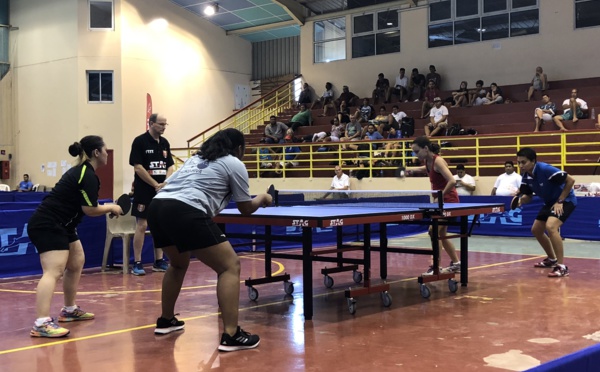 Melveen Richmond et Ocean Belrose s'illustrent au tournoi international de tennis de table