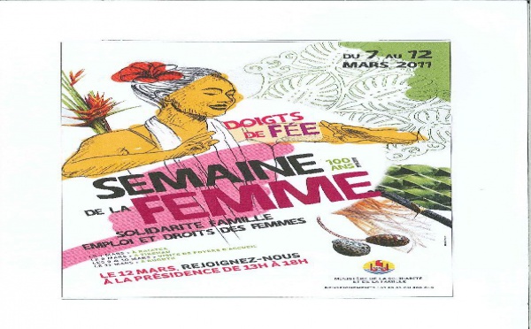 Le Ministère de la solidarité organise une semaine de la Femme du 07 au 12 mars