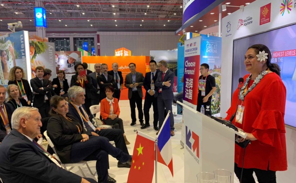 La Polynésie française présente à l'Exposition Internationale de l'Importation de Chine