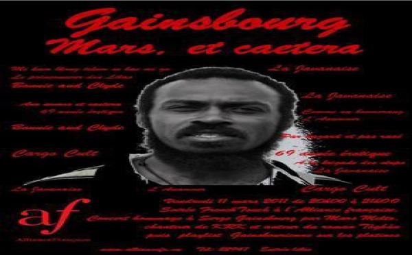 Vanuatu rendra hommage à Gainsbourg… à sa façon