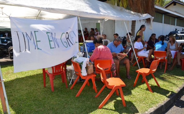 3ème jour de grève à l'institut d’insertion médico-éducatif