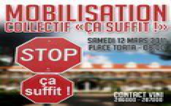 Communiqué du collectif:  « CA SUFFIT : C'est aujourd'hui »
