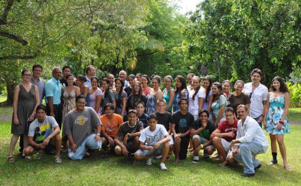 Des élèves de seconde du Lycée Paul Gauguin,  médiateurs de la prévention aux risques naturels