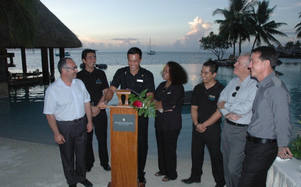Le concierge de l’InterContinental Tahiti reçoit les Clefs d’Or !