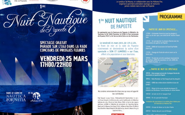 Préparez-vous pour la « La 1ère Nuit Nautique de Papeete »