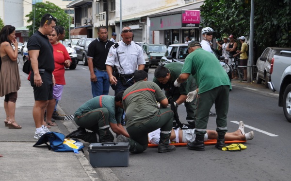 Un piéton renversé par un scooter à Papeete