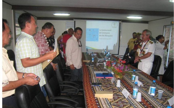 Réunion de la communauté de communes des Marquises