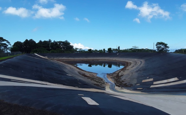 Les réservoirs d'eau de Saint-Hilaire à sec