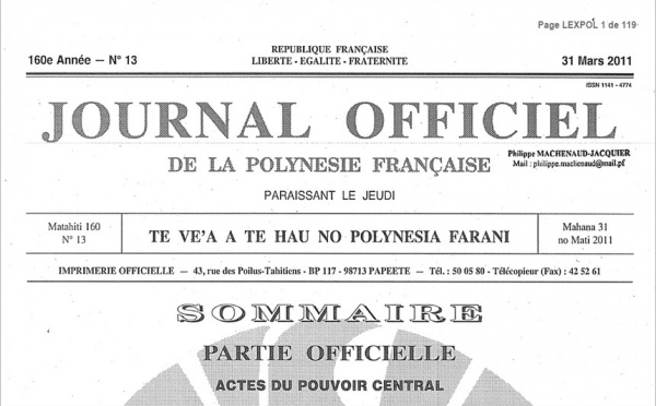 La Polynésie a changé de budget