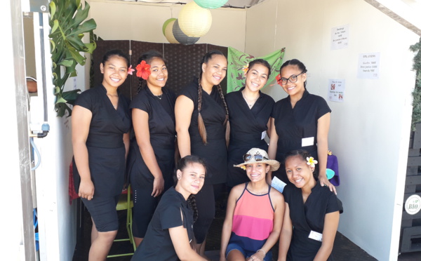 Graine de talent:  Les Bac Pro Esthétique au salon de la beauté et du bien-être