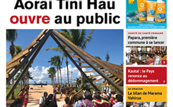 TAHITI INFOS N° 1305 du 13 décembre 2018