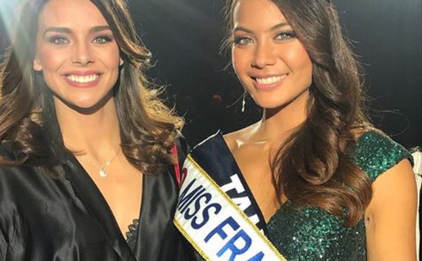 La "famille Miss France" félicite Vaimalama Chaves