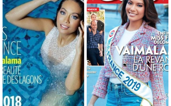 Vaimalama Chaves fait la Une de la presse people
