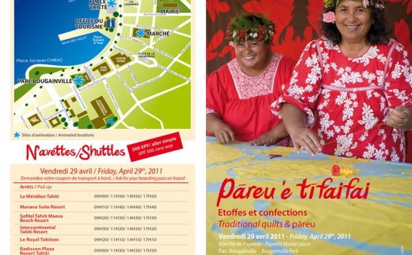 Mahana Pae dédié aux pareu et tifaifai, ce vendredi 29 avril