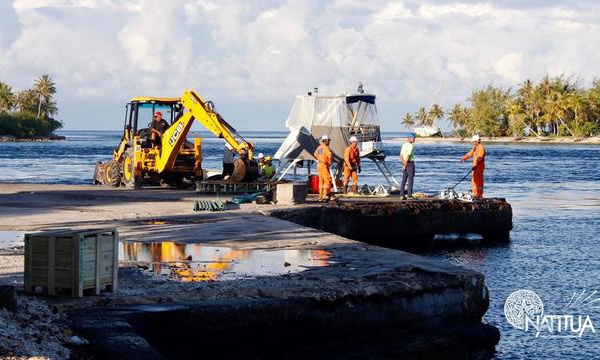 Natitua en service mais toujours en travaux