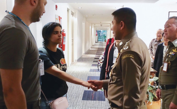 "Très heureuse", la Saoudienne Rahaf Mohammed al-Qunun entame une nouvelle vie au Canada