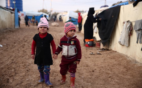 Conflit en Syrie: 15 enfants déplacés sont morts en raison du froid hivernal
