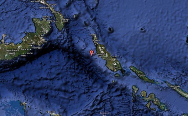 Séisme de magnitude 6,5 à l’ouest de Bougainville, alerte locale au tsunami