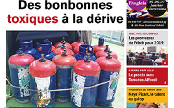 TAHITI INFOS N° 1325 du 16 janvier 2019