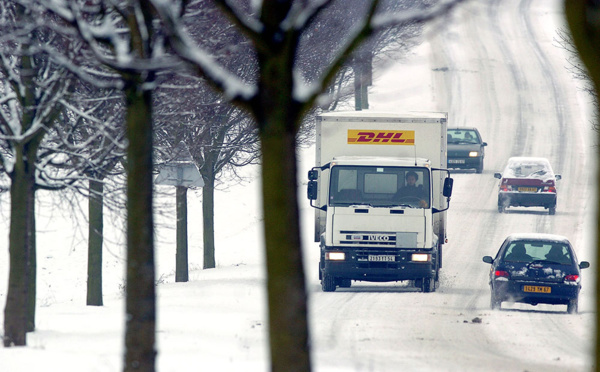 Neige: restrictions de circulation dans le nord et l'Ile-de-France