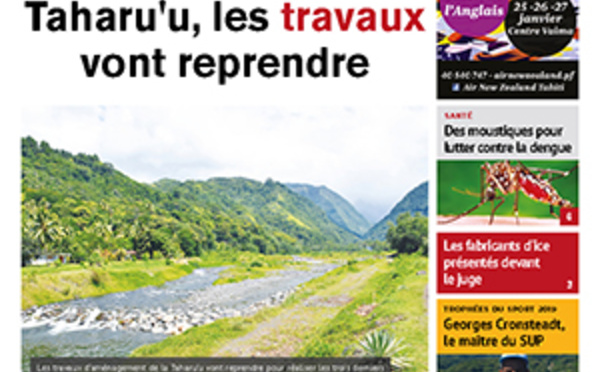 TAHITI INFOS N° 1331 du 24 janvier 2019