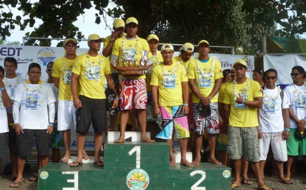 Tahiti Nui Va'a : Shell Va'a arrive en tête de la première étape