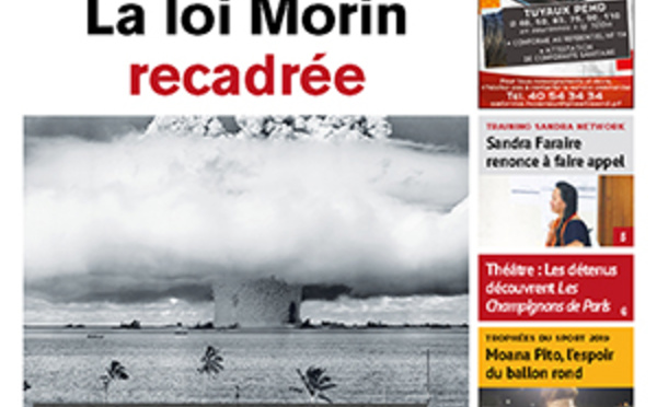 TAHITI INFOS N° 1332 du 25 janvier 2019