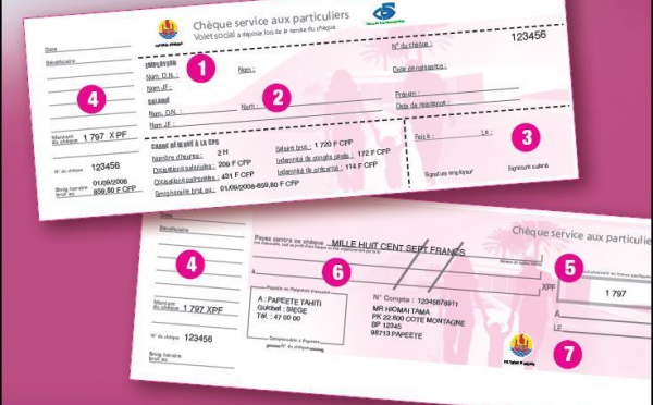 Chèque service aux particuliers: la piqûre de rappel du pays