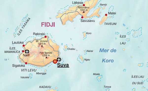 Accident à Fidji : vingt blessés après le plongeon de quinze mètres d'un camion