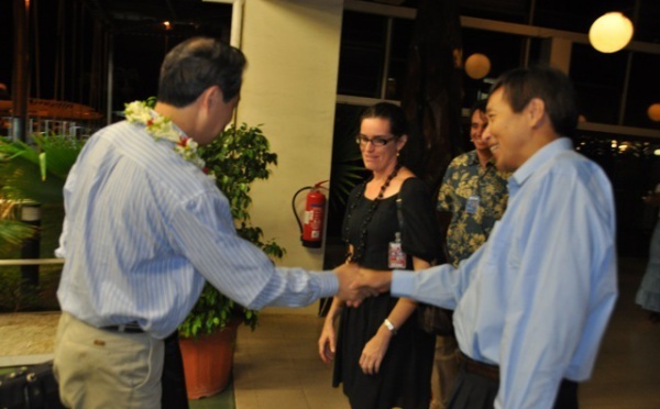 S.E.M KONG Quan, ambassadeur de Chine en France, est arrivé à Tahiti hier soir