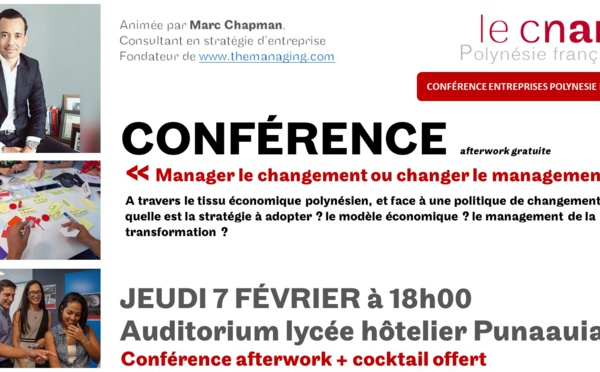 Conférence demain au CNAM : les entreprises polynésiennes peuvent-elles changer ?